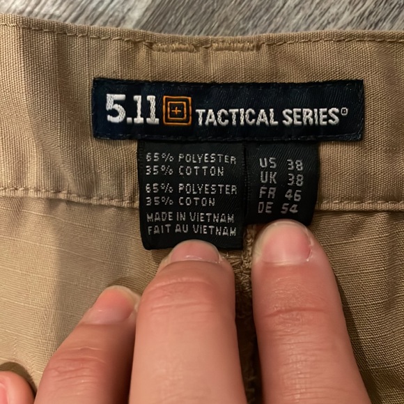 511 Tactical Series Khaki Men’s shorts Size 38 - Picture 3 of 7